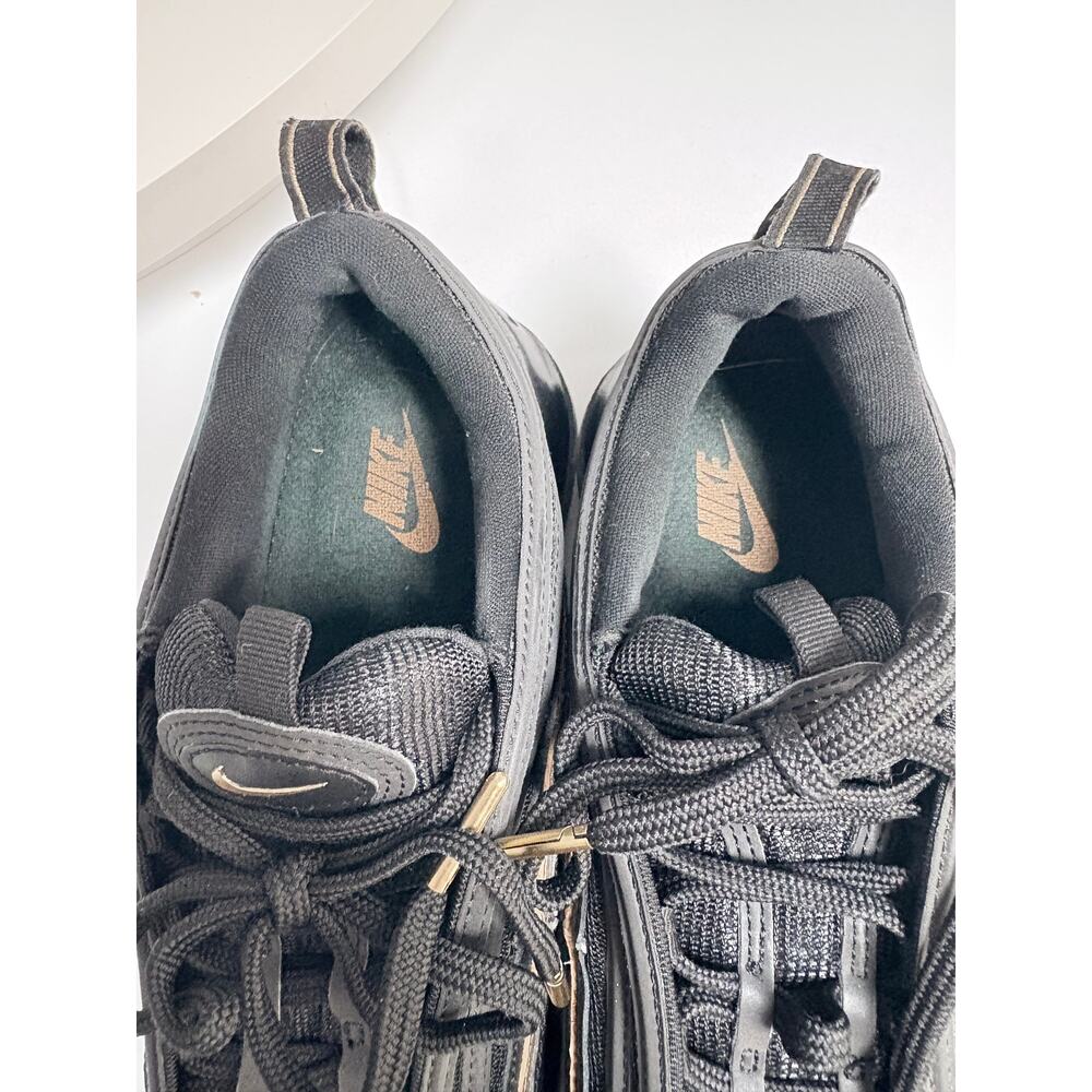 Nike Air Max 97 CM Black Metallic Gold Sneakers - Picture 6 of 7